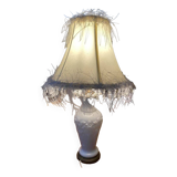 White opaline lamp