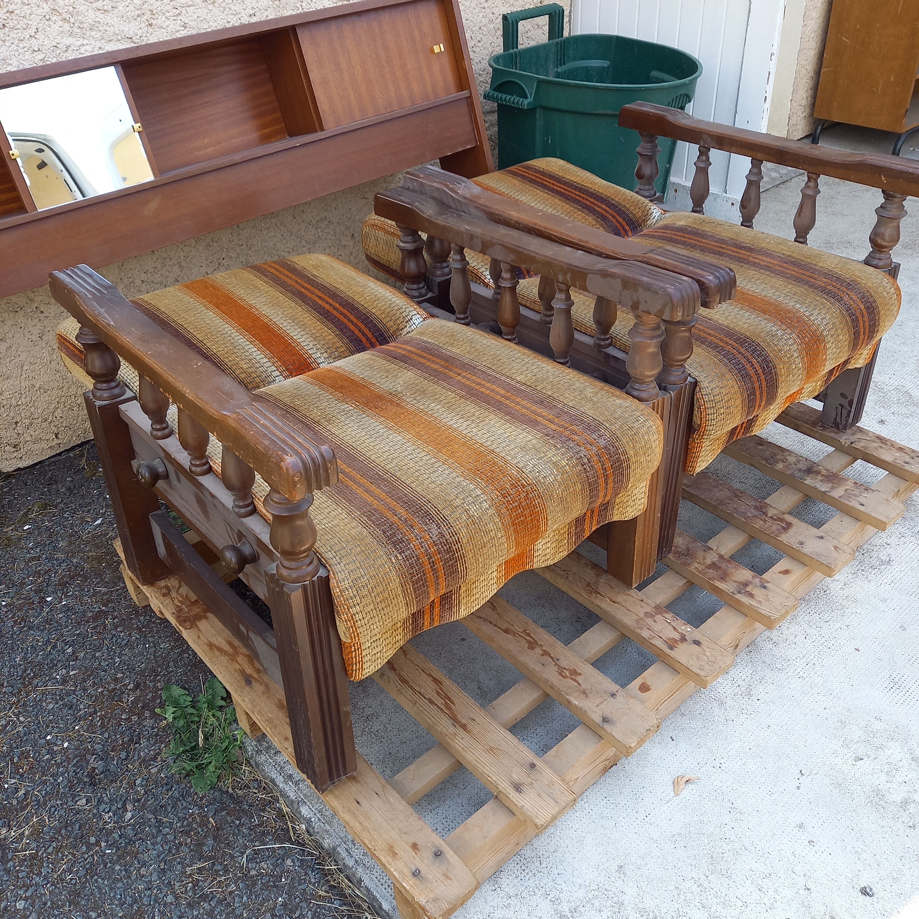 Fauteuil brutaliste