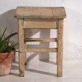 Table basse, d'appoint en bois massif, c.1920