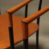 Set of 4 Post Modern Dining Chairs by Tetide Italy 1980s