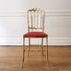 Chaise Chiavari laiton doré, 1950