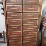 Louis Philippe walnut cardboard box