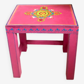 Indian Pink Wood Table