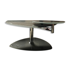 table basse verre double