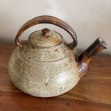 Pyrity sandstone teapot Signed JP