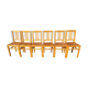 6 chaises bistrot ELF vintage