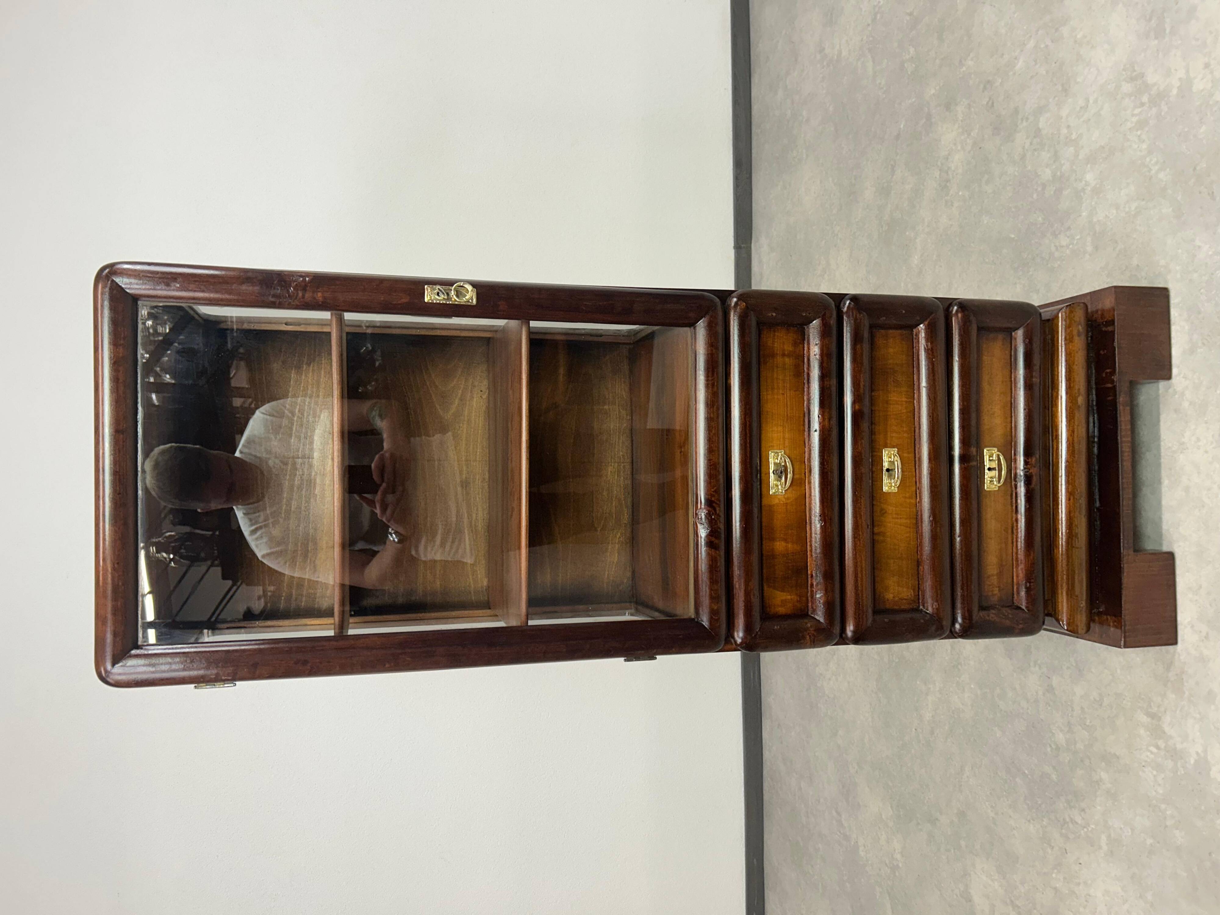 Art Deco display cabinets