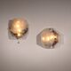 Rare large glass wall light by J.T. Kalmar, Austria, 1970s