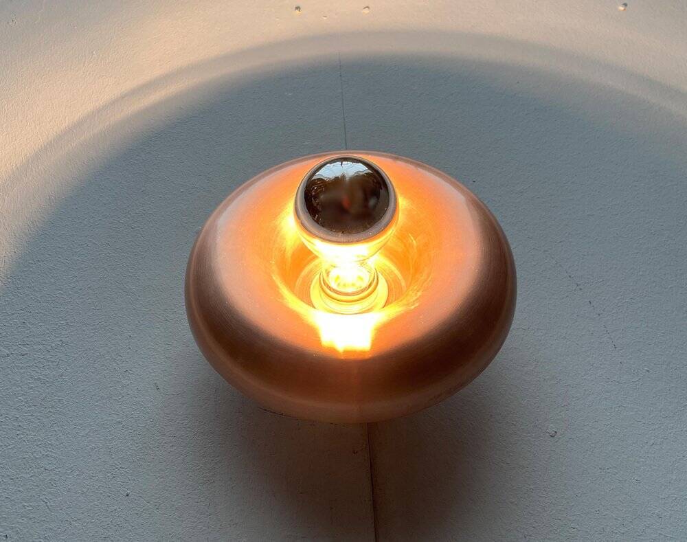 Mid-century German space age mushroom wall lamps by Teka, 1960s, set of 3.