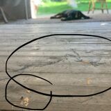 Vintage gilded wall mirror