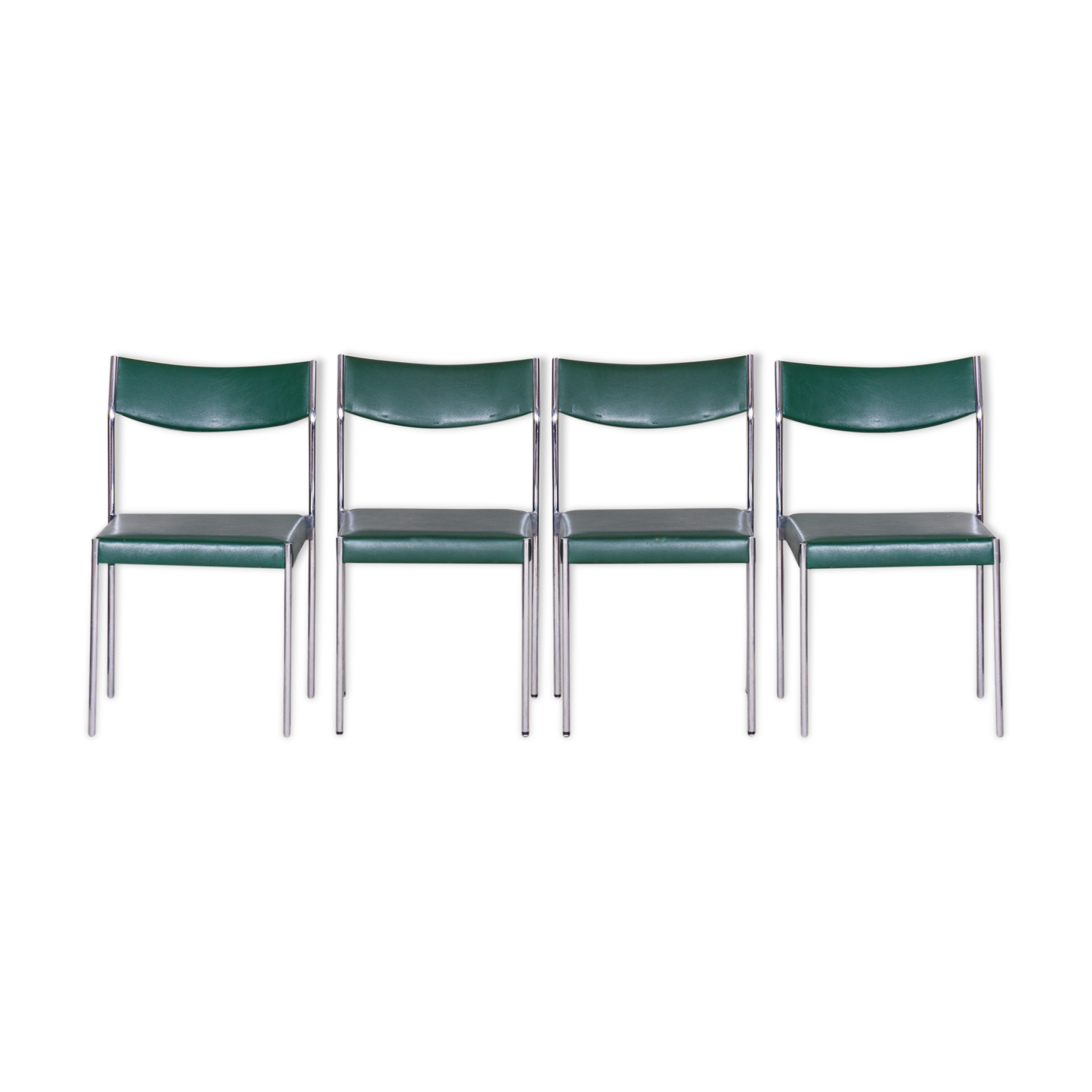 Four Mid Century Dining chairs - 1950s Central Europe