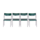 Four Mid Century Dining chairs - 1950s Central Europe