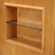 Vintage maple veneer wardrobe, design, Italy, 1950s