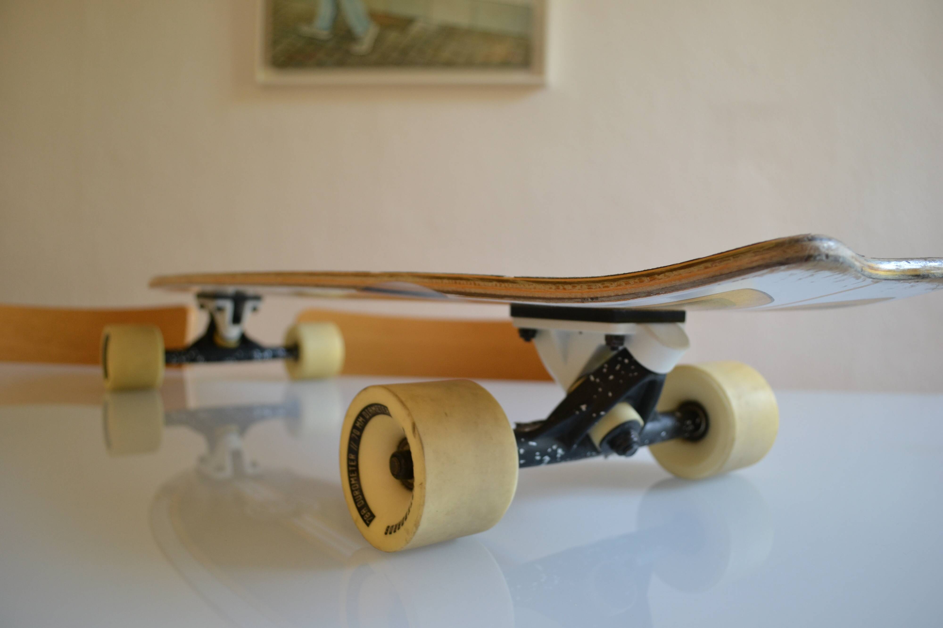 skateboard skate longboard fishtail cruiser oxelo old school style