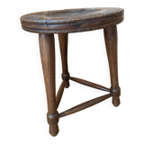 Wooden tripod stool