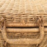 Wicker suitcase