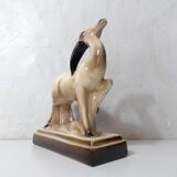 Charles Lemanceau Art Deco ceramic antelope