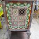 Cook old tile faience metal structure