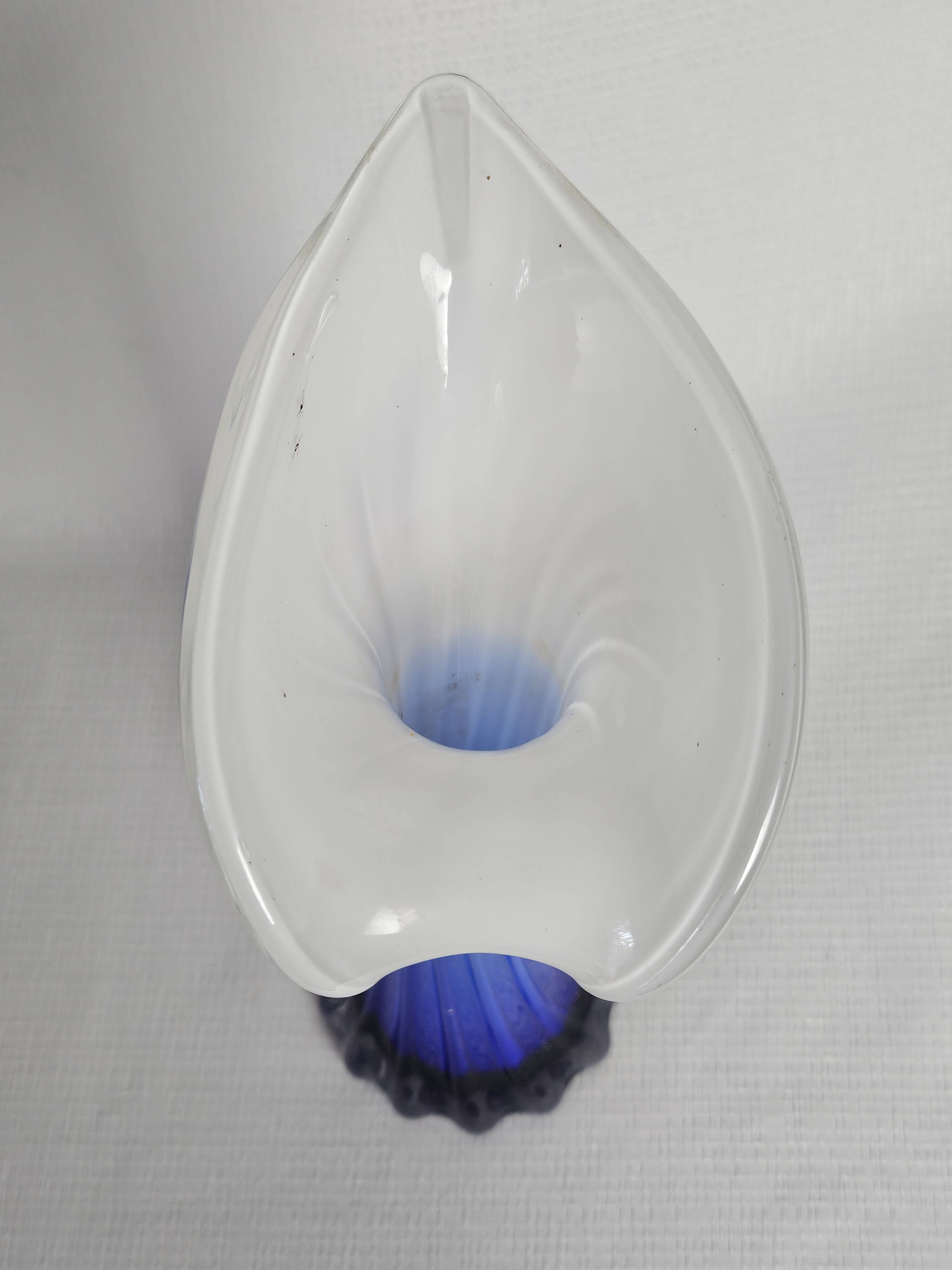 Murano vase "Calla Lily" by Jack in the Pulpit vintage