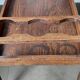 Service with chestnut wheels trolley