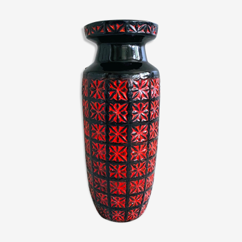 Vase en céramique du milieu du siècle, Scheurich 261 53 Prisma