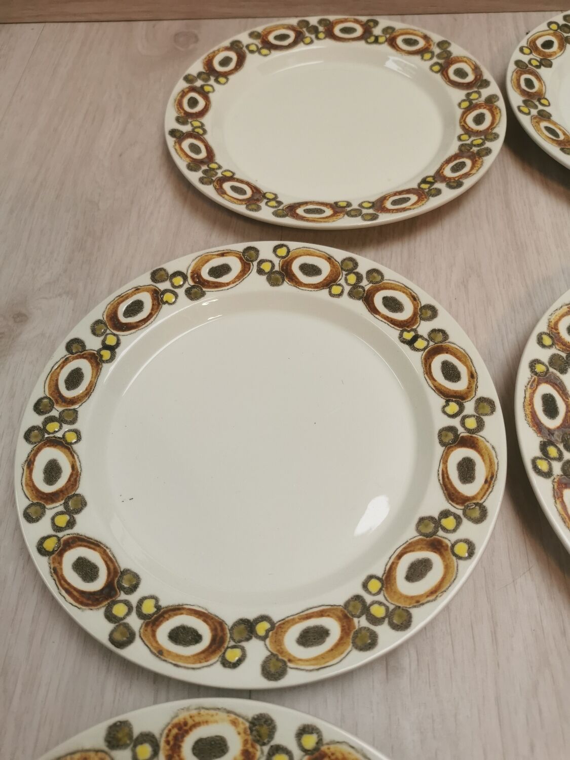 Dessert asiattes vintage set of 12 Royal Coppennagen "nucella"
