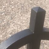Pair of modernist andirons