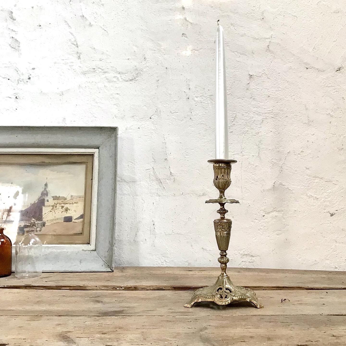 Brass candlestick