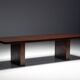Minimalist Bamboo Dining Table in the Style of Axel Vervoordt, France, 1980s