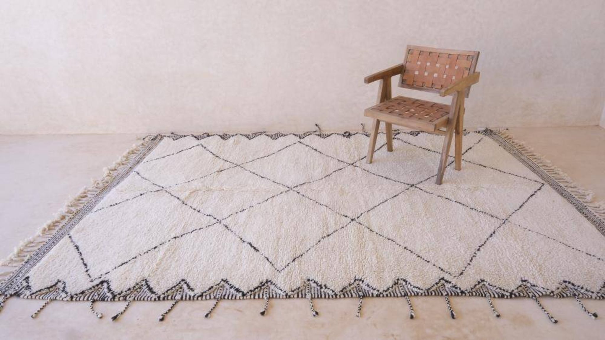 Tapis Traditionel Beni Ourain - 298 x 204 cm