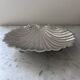 Large stainless steel seashell bowl