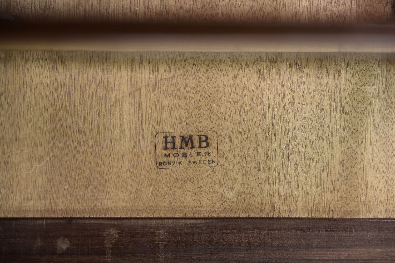 Mid-Century Modern Swedish Teak Coffee Table from HMB Möbler Rörvik, 1950s