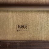 Mid-Century Modern Swedish Teak Coffee Table from HMB Möbler Rörvik, 1950s