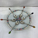 Box of 6 English-made mocha spoons