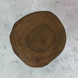 Vintage wooden tripod stool.