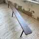 Solid oak farm bench 3m