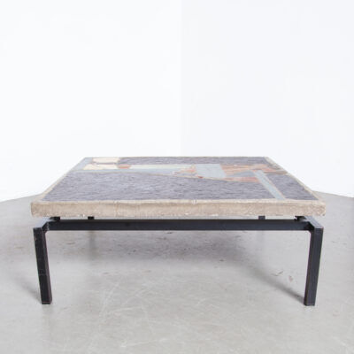 Square concrete coffee table Paul Kingma