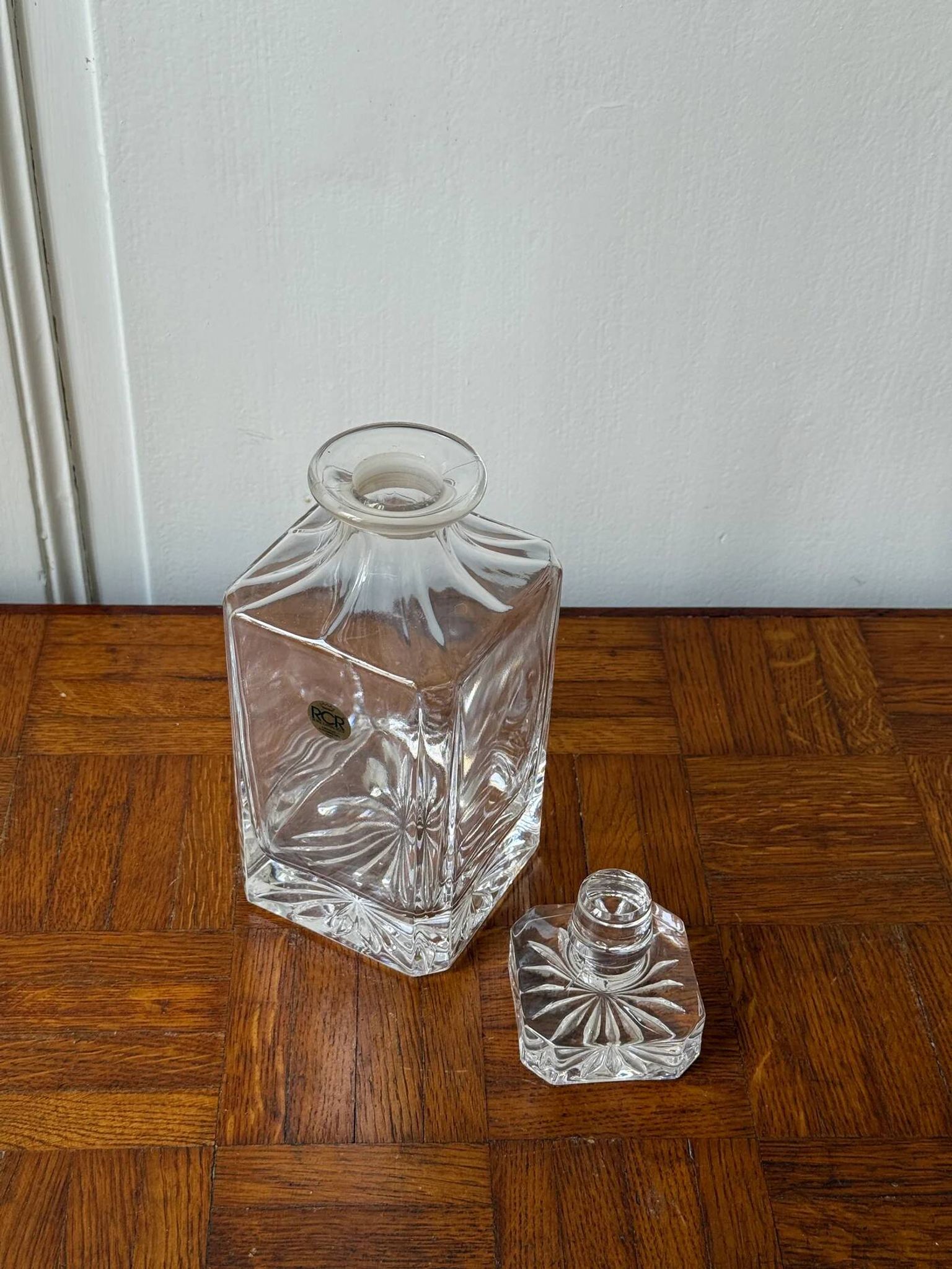 Crystal whisky decanter