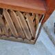 Set of 2 Mexican chairs by Wim Rietveld in brown leather and wood - vintage folk art