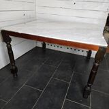 Marble dining table, 120cm × 120cm L×W