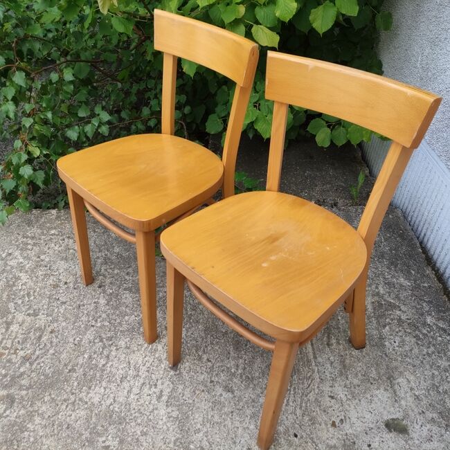Pair of bistro chairs