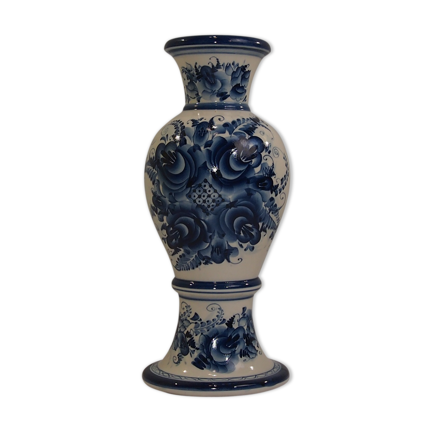 Faience vase