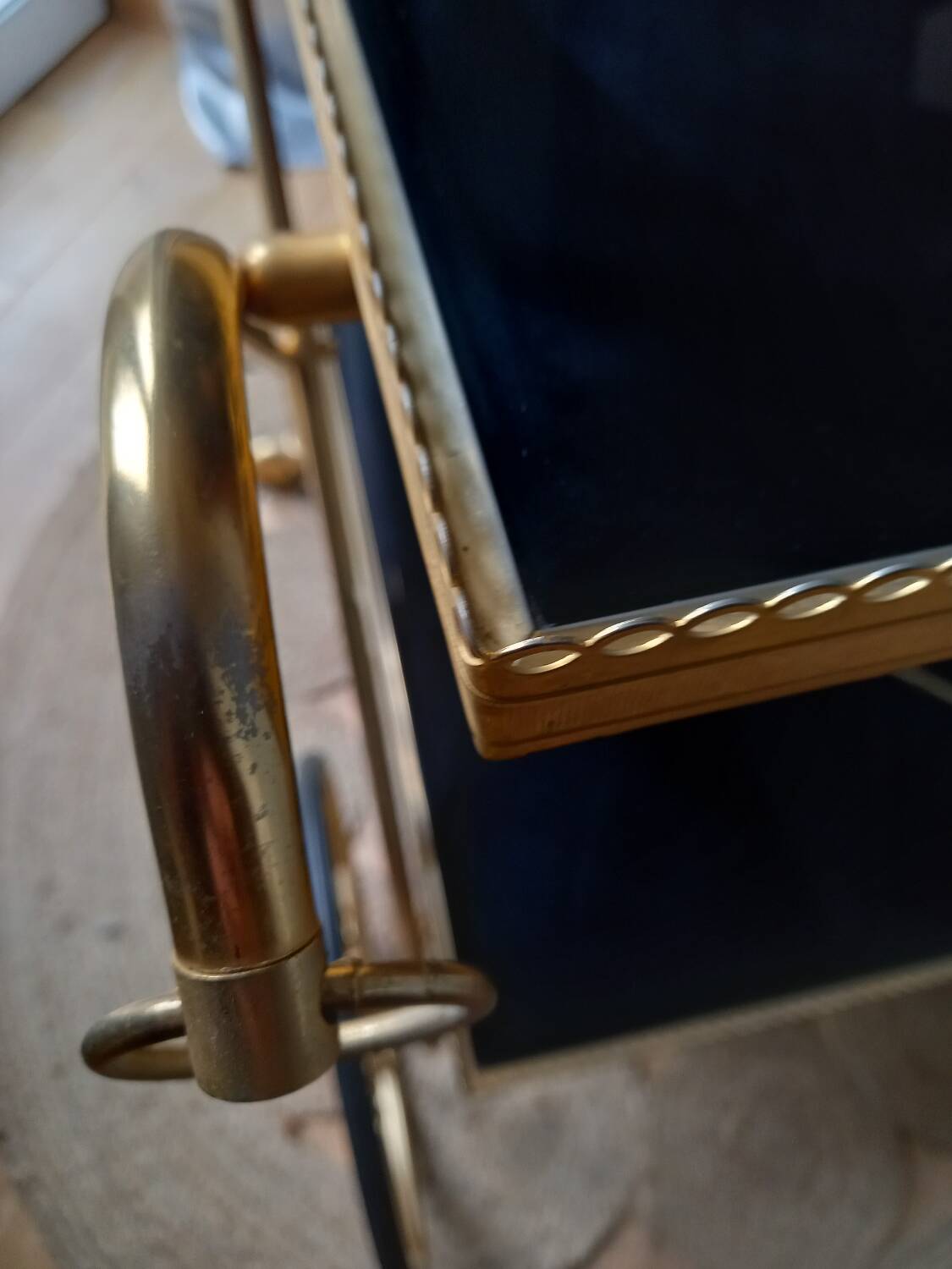 Mobile serving cart, 1970s bar