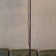 Danish adjustable teak floor lamp with tripod brass foot, 1960s