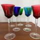 Saint Louis Crystal Colored Wine Glasses