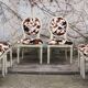 Baroque Style Wooden Dining Chairs, 1980
