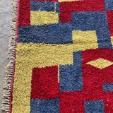 Handmade natural wool rug 250cm x 150cm