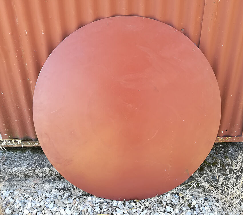 Old round mirror 90x90 cm
