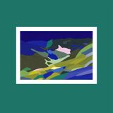 Les Hautes Alpes - Limited edition art print (A4)