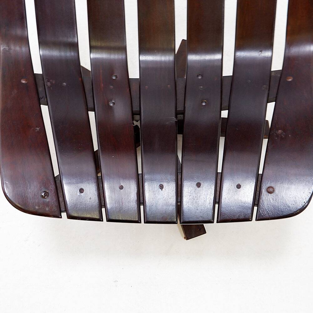 Vintage swivel armchair 1970 by Hans Brattrud for Hove Möbler